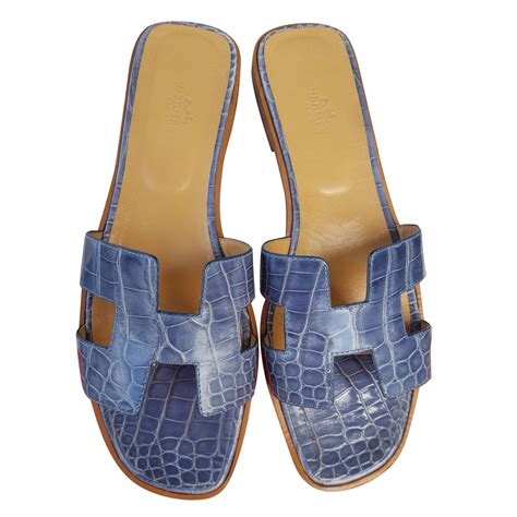 saramart hermes sandals|Hermes blue shoes for women.